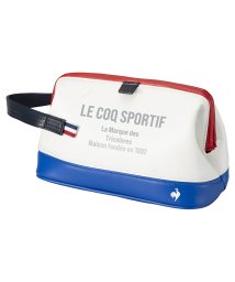 le coq sportif GOLF (ルコックスポルティフ（ゴルフ）)/マグネット式がま口開閉ポーチ/ホワイト