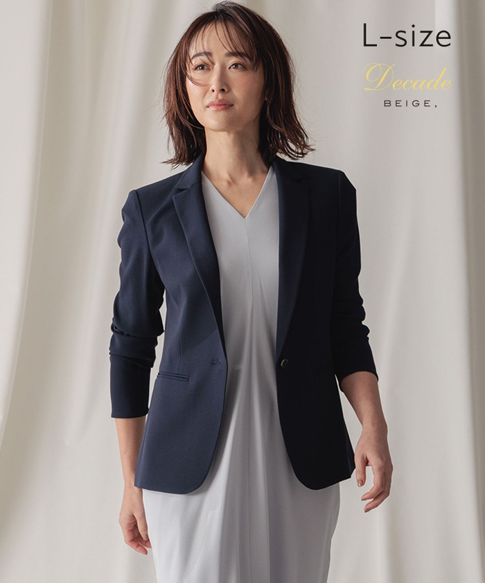 BEIGE 【L−size】CINDY / テーラードジャケット NAVY 10 BEIGE 【L−size】CINDY / テーラードジャケット NAVY 10