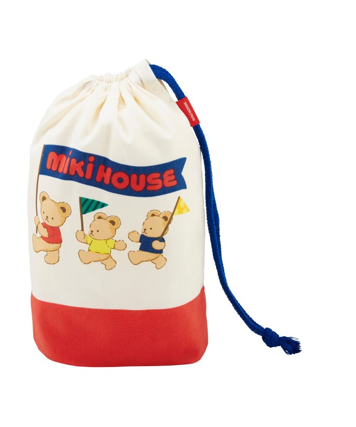 mikihouse 【ミキハウス】 ミキハウスベア コップ袋 レッド サイズなし mikihouse 【ミキハウス】 ミキハウスベア コップ袋 レッド サイズなし