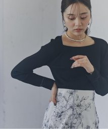 PROPORTION BODY DRESSING/デコルテリブニット/505832934