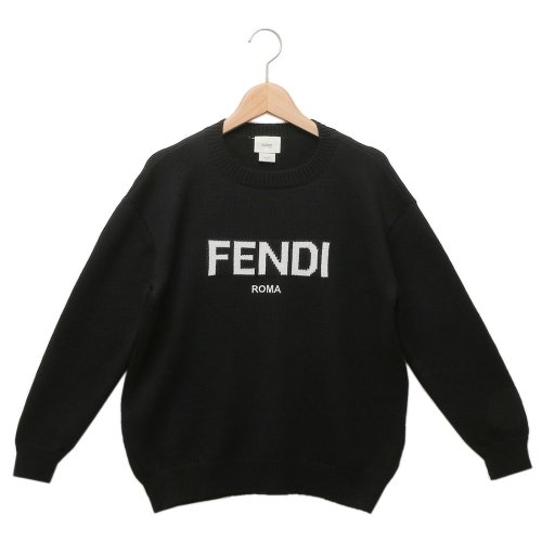 フェンディ 子供服 スウェット ブラック キッズ レディース FENDI  