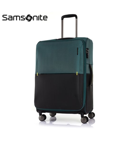 Samsonite(サムソナイト)/サムソナイト スーツケース 81L/89L Lサイズ 拡張 大容量 Samsonite キャリーケース キャリーバッグ ソフトキャリーケース/ダークグリーン