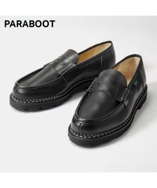 Paraboot/パラブーツ PARABOOT 99412 ビジネスシューズ REIMS ランス メンズ シューズ ローファー レザー 革靴 本革 ノワール ブラック 通勤 通学/505833167