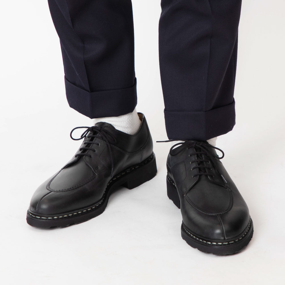 パラブーツ PARABOOT 705109 ビジネスシューズ AVIGNON アヴィニョン メンズ シューズ Uチップ ローファー レザー NOIR  黒 ブラッ