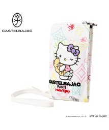 CASTELBAJAC(カステルバジャック)/カステルバジャック キティ ショルダーバッグ ショルダーポーチ スマホポーチ スマホショルダー ポシェット CASTELBAJAC 86151/ホワイト