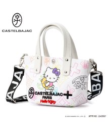 CASTELBAJAC(カステルバジャック)/カステルバジャック キティ ミニトートバッグ ショルダーバッグ ハンドバッグ レディース 斜めがけ 小さめ 2WAY CASTELBAJAC 86551/ホワイト