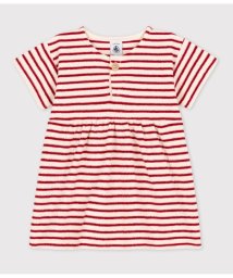 PETIT BATEAU/マリニエール半袖パイルワンピース/505833830