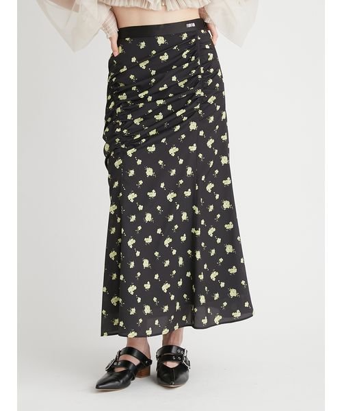 ロゴ入りクラシカルミニフラワースカート 予めご了承ください