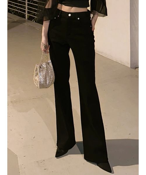 ピカデリー/リボンステッチデニムパンツ 予めご了承ください