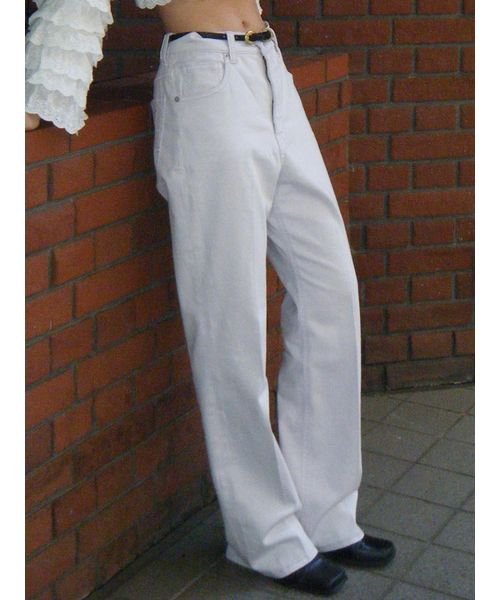 ピカデリー/リボンステッチデニムパンツ 予めご了承ください