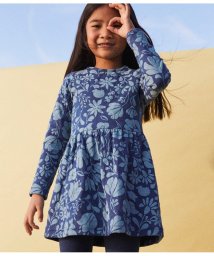 PETIT BATEAU/チュビックプリント長袖ワンピース/505834680