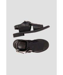 MARGARET HOWELL(マーガレット・ハウエル)/OILED LEATHER SANDAL/BLACK