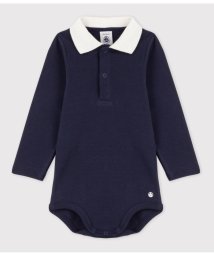 PETIT BATEAU/衿つき長袖ボディ/505811236