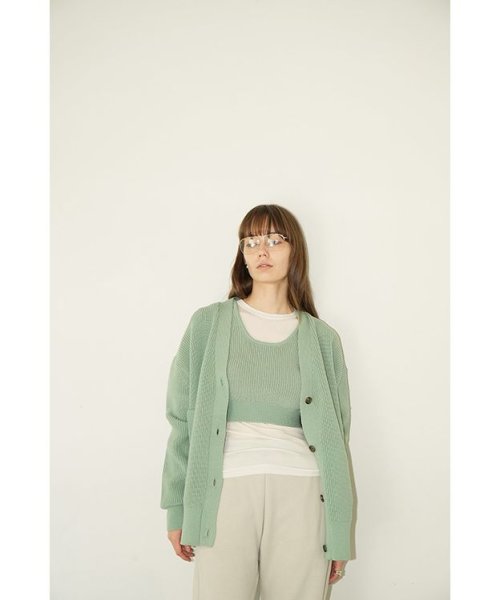 BUSTIER SET KNIT C/D 