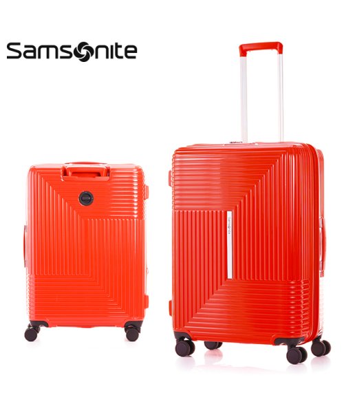 Samsonite(サムソナイト)/サムソナイト アピネックス スーツケース 拡張 75L 90L ストッパー 軽量 Samsonite APINEX SPINNER 69/20 EX/レッド