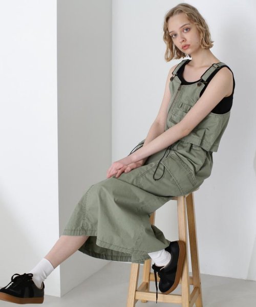 AVIREX(AVIREX)/SEPARATE SKIRT＆VEST OVERALLS/セージ1