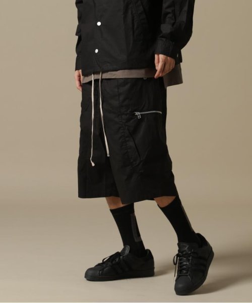 LHP(エルエイチピー)/DankeSchon/PREMIUM PAPER COATING CARGO SHORTS/ブラック