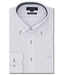 TAKA-Q/ノーアイロンストレッチ スタンダードフィット ボタンダウン長袖ニットシャツ シャツ メンズ ワイシャツ ビジネス ノーアイロン yシャツ ビジネスシャツ 形態安/505835470