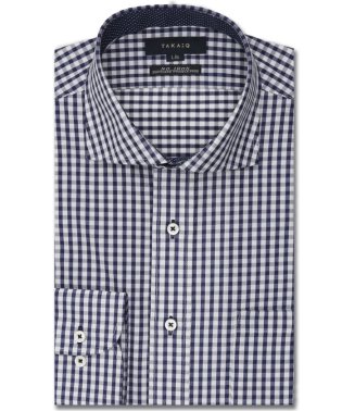 TAKA-Q/ノーアイロンストレッチ スタンダードフィット カッタウェイ長袖ニットシャツ シャツ メンズ ワイシャツ ビジネス ノーアイロン yシャツ ビジネスシャツ 形態安/505835473