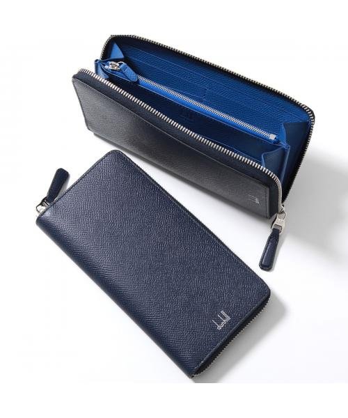 セール】Dunhill 長財布 DU18F2180CA レザー ラウンドファスナー 