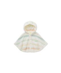 gelato pique Kids＆Baby(gelato pique Kids＆Baby)/【BABY】ベビモコ5ボーダーポンチョ/MNT