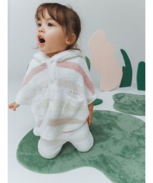 gelato pique Kids＆Baby(gelato pique Kids＆Baby)/【BABY】ベビモコ5ボーダーポンチョ/PNK