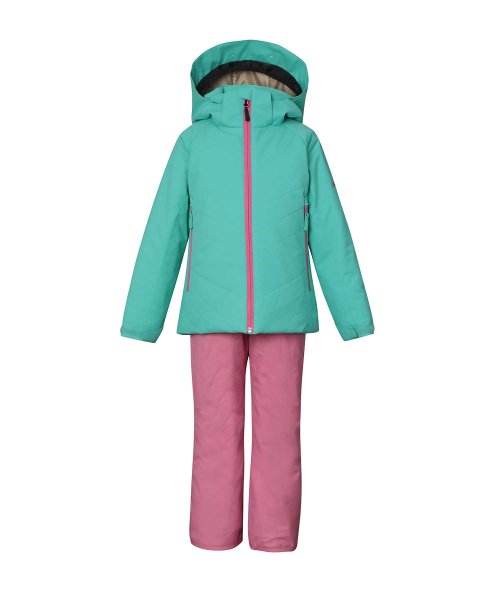 phenix(phenix)/phenix(フェニックス)Snow White Junior Two－piece スノー ホワイト ジュニア ツーピース セットアップ キッズ スキー【KID/グリーン