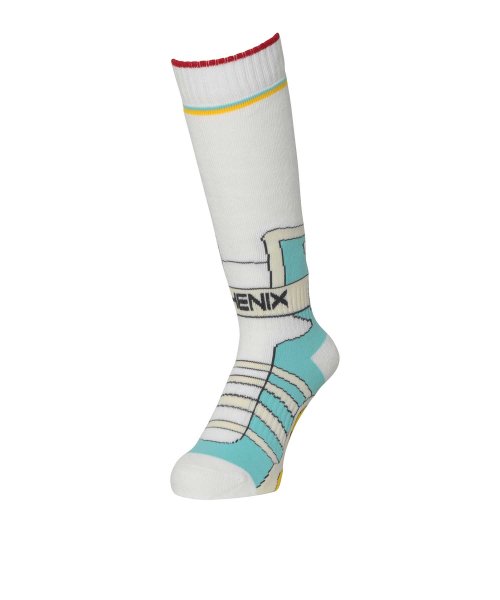 phenix(phenix)/phenix(フェニックス)Retro Future Ski Touring Socks レトロ フューチャー スキー ツアーリング ソックス レディース　靴下/ホワイト