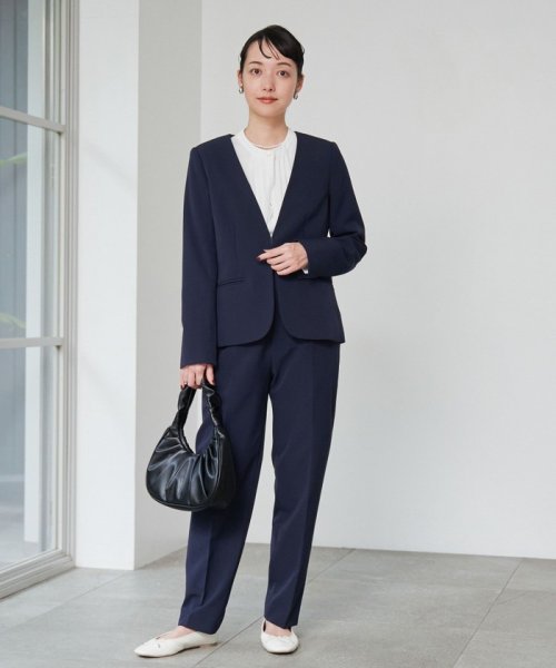 coen(coen)/【WEB限定】セレモニーダブルクロス3セットアップ/NAVY