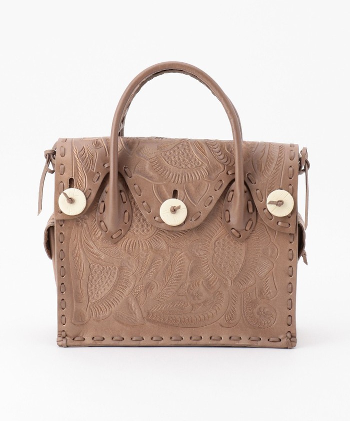 GRACE CONTINENTAL 春カラーハンドバッグ グレースコンチネンタル MetallicRSTH / GRACE CONTINENTAL | GRACE CONTINENTAL