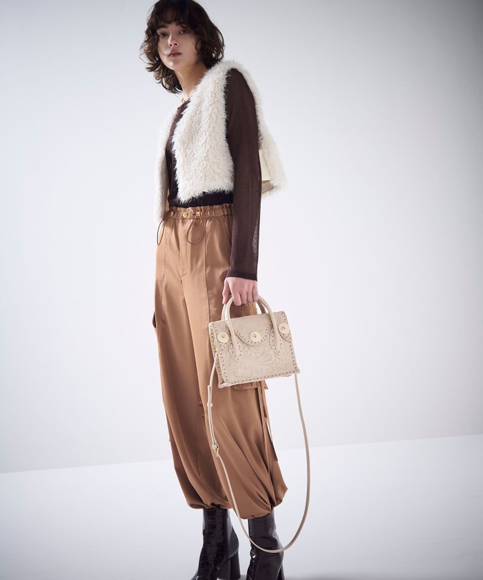 GRACECONTINENTAL Mini Maestra. エクリュ F GRACECONTINENTAL Mini Maestra. エクリュ F