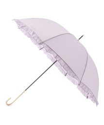 Ober Tashe(ESPERANZA／OberTashe)/フェミニンフリル 雨傘 日傘 遮光 レイン 長傘/パープル（083）