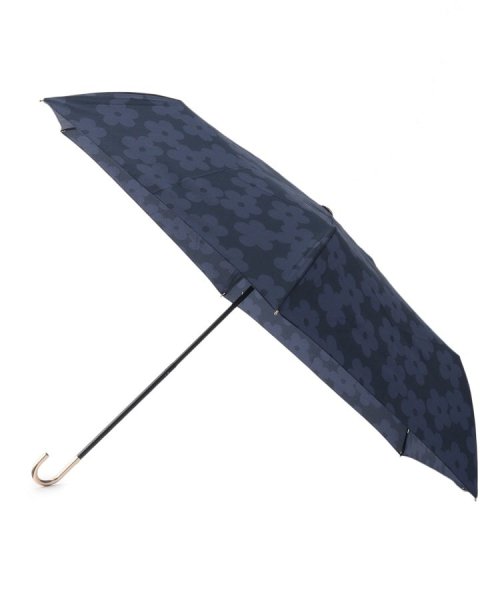 Ober Tashe(ESPERANZA／OberTashe)/フラワーレース ミニ Wpc． ギフト対象 雨傘 日傘 遮光 レイン 折りたたみ傘/ネイビー（094）