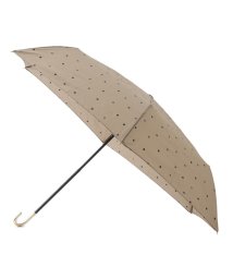 Ober Tashe(ESPERANZA／OberTashe)/雨傘 日傘 遮光 折りたたみ傘 ミルキードット ミニ/ブラウン（043）