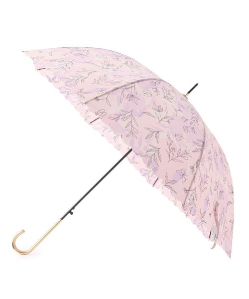 Ober Tashe(ESPERANZA／OberTashe)/レイヤードプランツ Wpc． 雨傘 日傘 遮光 レイン 長傘/ピンク（072）