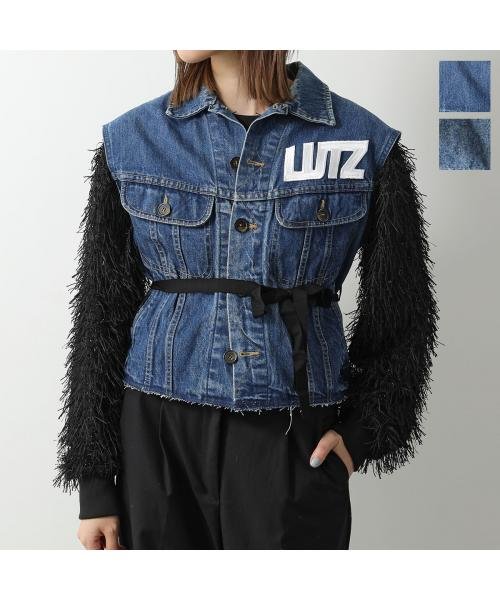 LUTZ HUELLE(ルッツヒュエル)/Lutz Huelle デニム ベスト FLIP DENIM VEST ウォッシュ ロゴ/その他