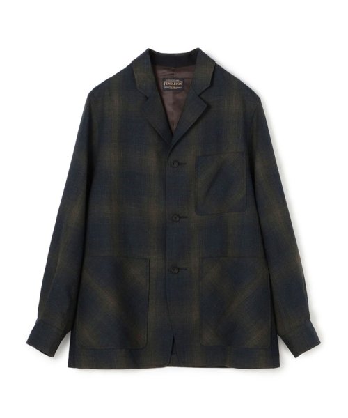 TOMORROWLAND MENS(TOMORROWLAND MENS)/【別注】PENDLETON ウール オンブレチェック ジャケット/68ネイビー系