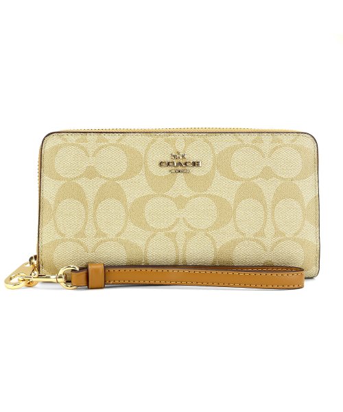 COACH(コーチ)/COACH コーチ アウトレット 長財布 C4452 IMVHK/カーキ