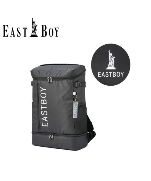 EASTBOY(イーストボーイ)/イーストボーイ リュック スクエア ボックス型 32L B4 2層 EASTBOY EBA89/ブラック