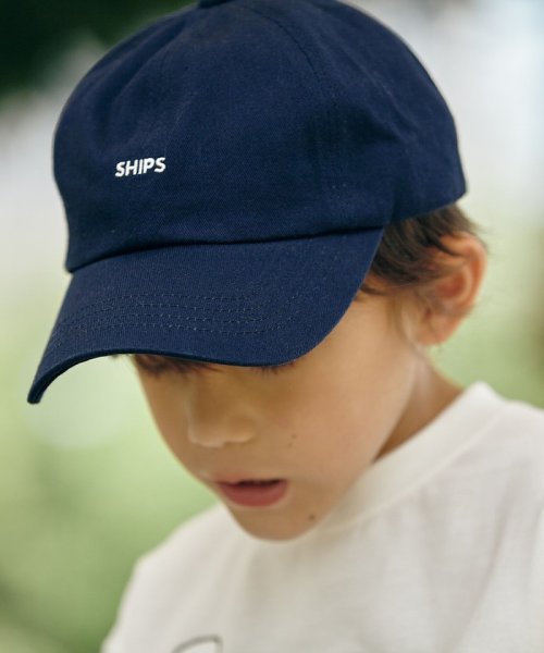 SHIPS KIDS(シップスキッズ)/SHIPS KIDS:マイクロ ロゴ キャップ/ネイビー