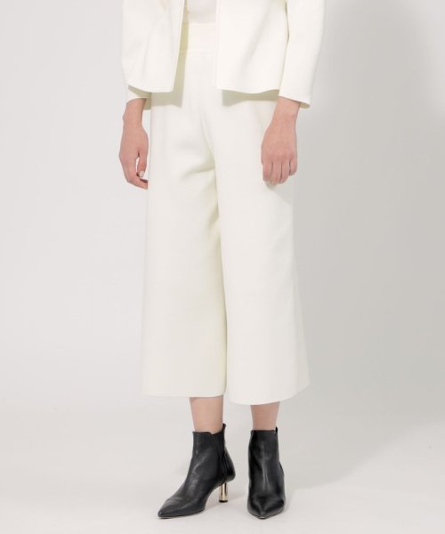 エコストレッチ ニットガウチョパンツ 