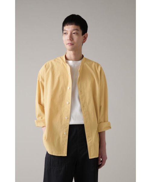 MHL.(エムエイチエル)/ORGANIC COTTON SHIRTING/MUSTARD3