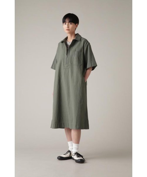 MHL.(エムエイチエル)/COTTON HEMP TWILL/KHAKI