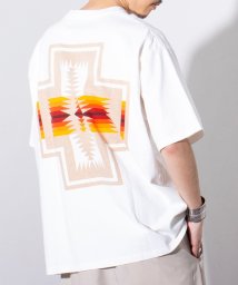 GLOSTER(GLOSTER)/【PENDLETON/ペンドルトン】バックプリントTシャツ  ワンポイントロゴ/オフホワイト