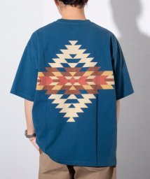 GLOSTER(GLOSTER)/【PENDLETON/ペンドルトン】バックプリントTシャツ  ワンポイントロゴ/ブルー