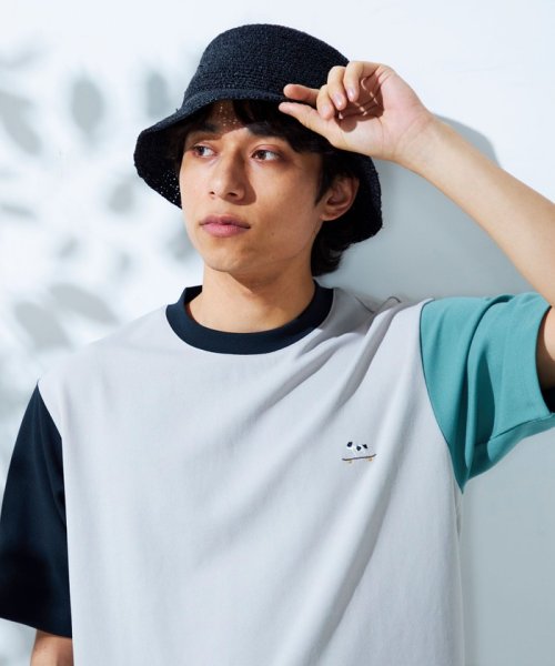 GLOSTER(GLOSTER)/【GLOSTER/グロスター】RAFFIA BUCKET HAT ラフィア バケットハット バケハ/ブラック