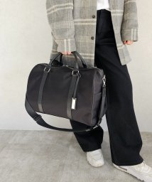 UNGRID bag/牛革×ナイロン　ラージボストンバッグ（旅行用キャリーオン）/505834154