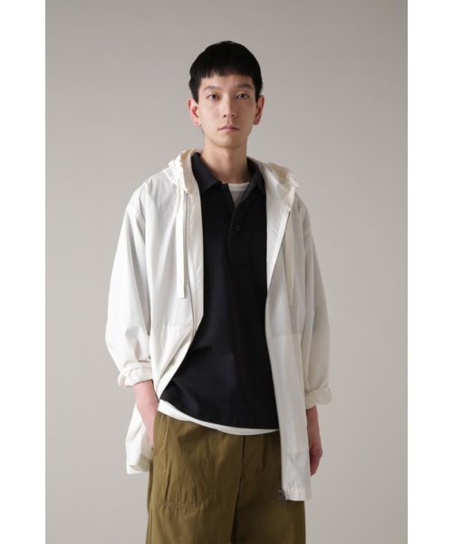 MHL.(エムエイチエル)/LIGHTWEIGHT COTTON NYLON PLAINWEAVE/WHITE