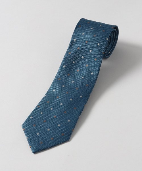 THE SHOP TK(ザ　ショップ　ティーケー)/シルクポルカドットTIE/グリーン（822）