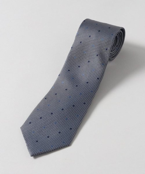 THE SHOP TK(ザ　ショップ　ティーケー)/シルクポルカドットTIE/グレー（812）